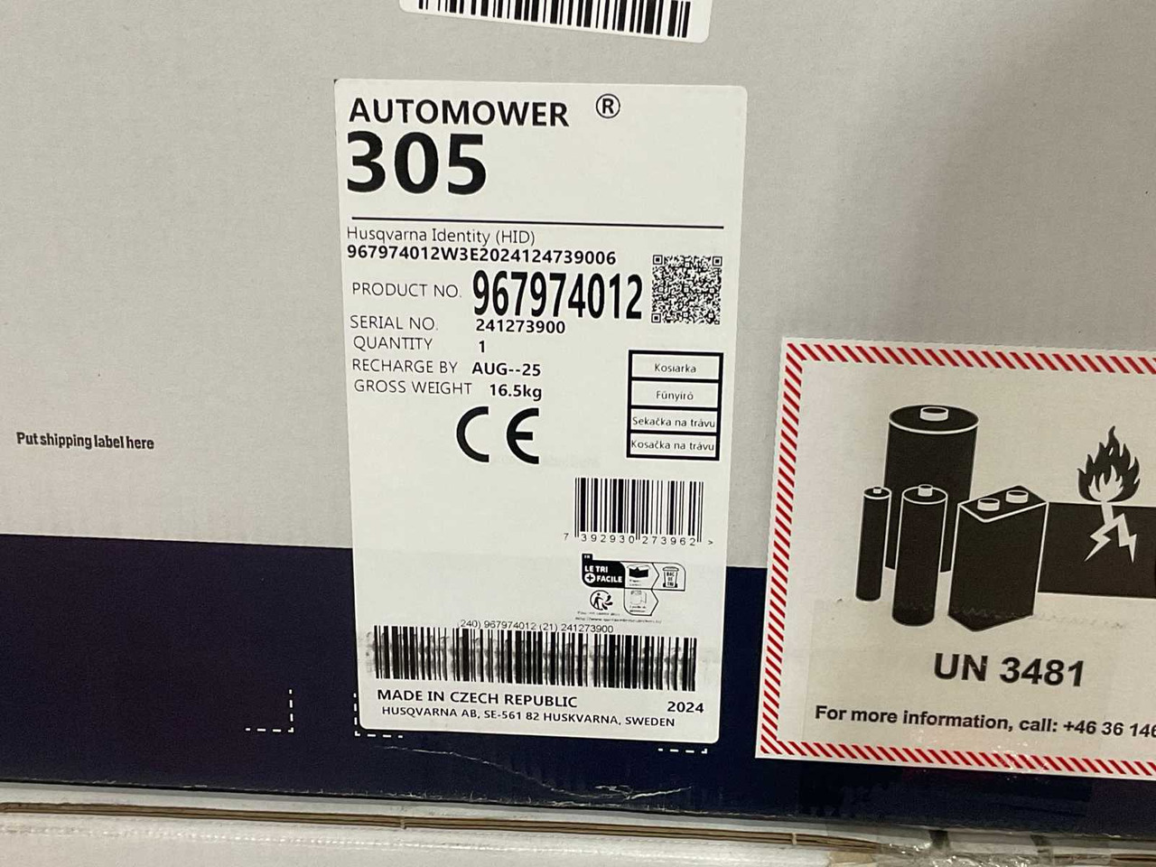 Husqvarna 305 - Sekačka na trávu: obrázek 3 Husqvarna 305 - Sekačka na trávu: obrázek 3