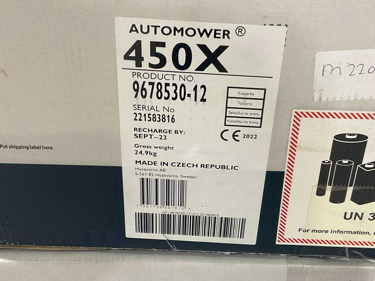 Husqvarna 450X - Sekačka na trávu: obrázek 4 Husqvarna 450X - Sekačka na trávu: obrázek 4