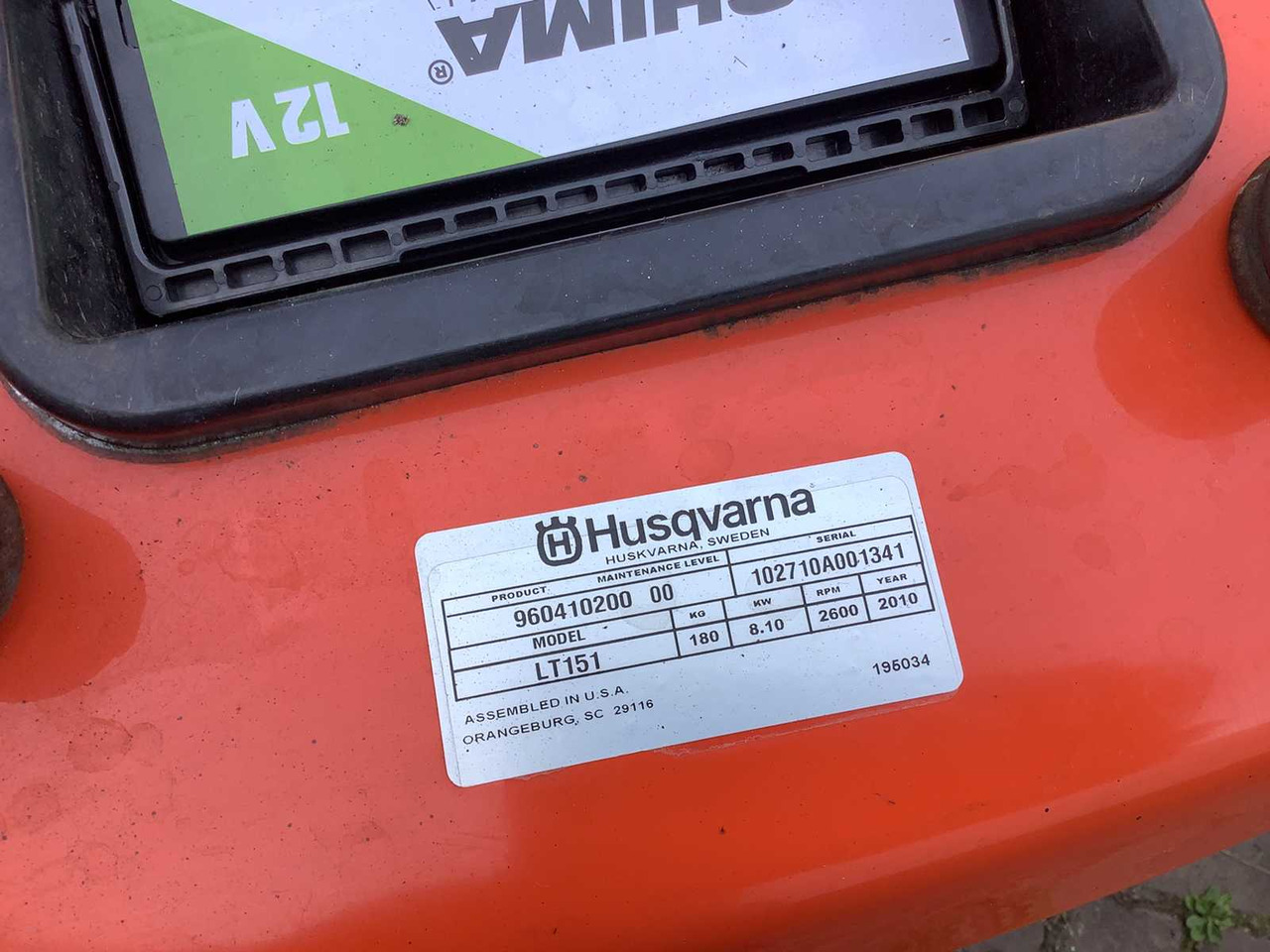 Husqvarna LT5 - Sekačka na trávu: obrázek 5 Husqvarna LT5 - Sekačka na trávu: obrázek 5
