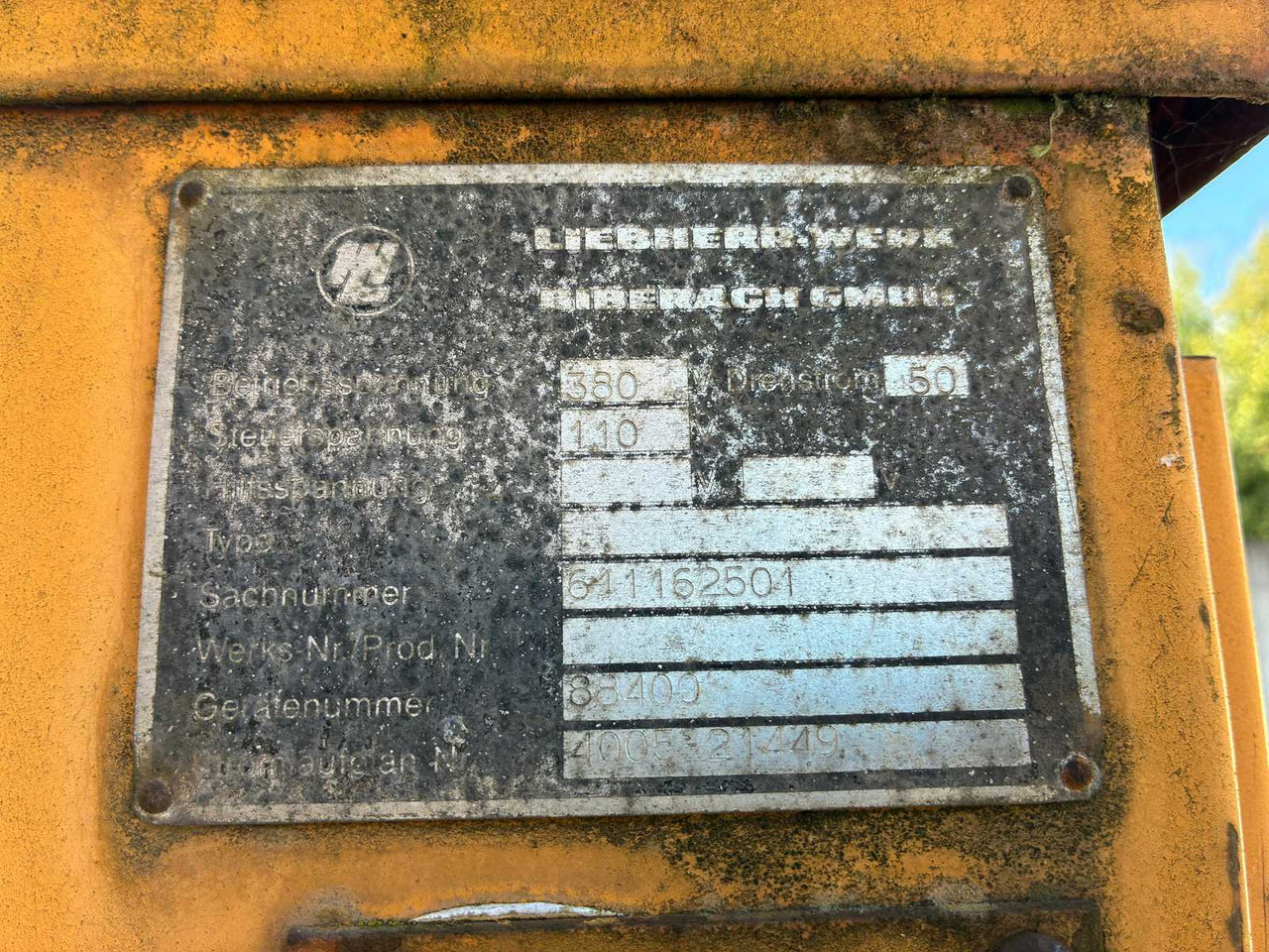 Věžový jeřáb Liebherr 63 K: obrázek 20