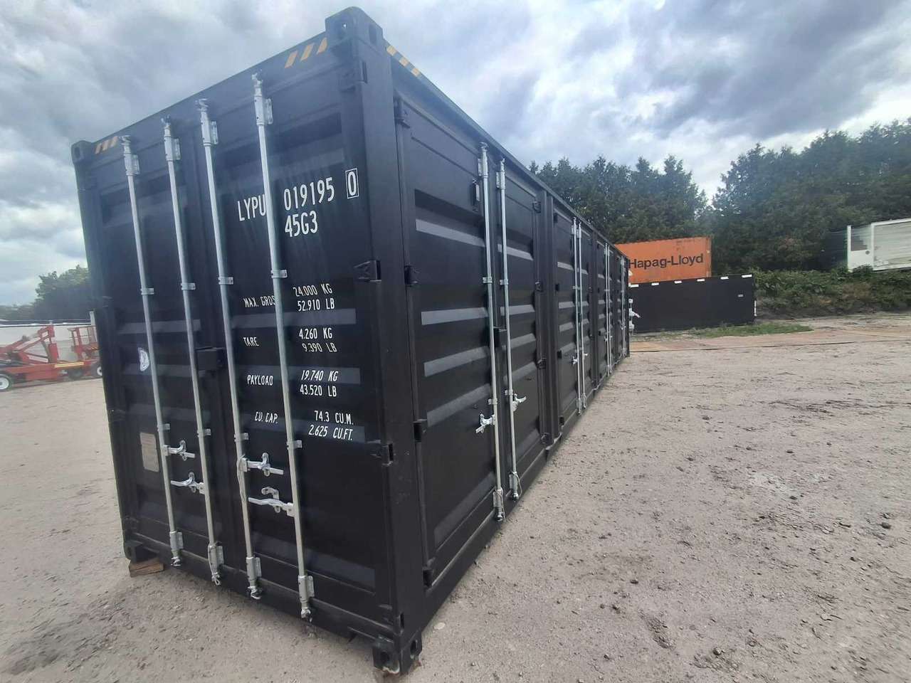 Rhino-Cross-Containers 40 ft High Cube Zwart - Lodní kontejner: obrázek 2 Rhino-Cross-Containers 40 ft High Cube Zwart - Lodní kontejner: obrázek 2