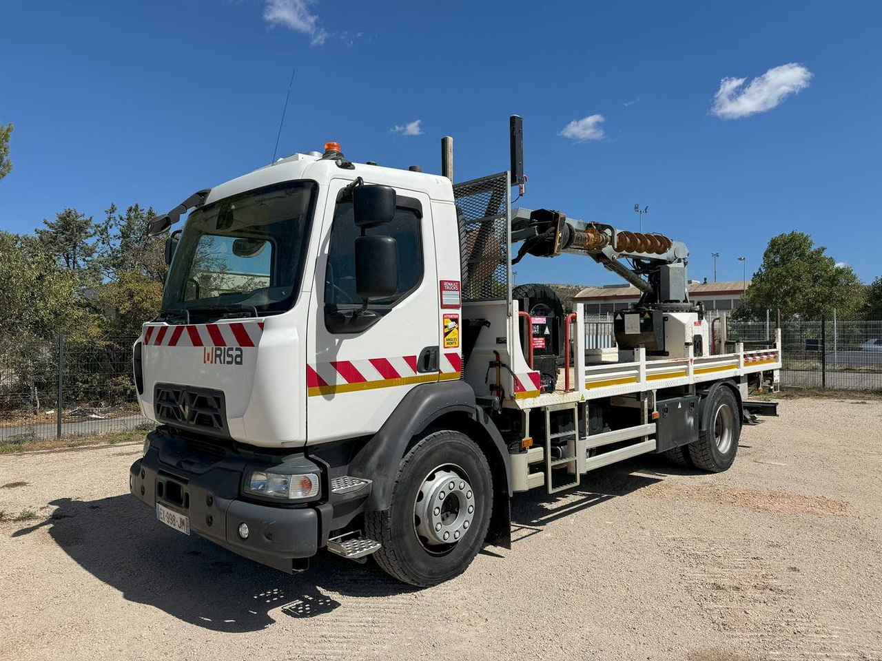 Nákladní automobil valníkový/ Plošinový, Auto s hydraulickou rukou Risa Renault D14 G2T TARIÈRE: obrázek 13