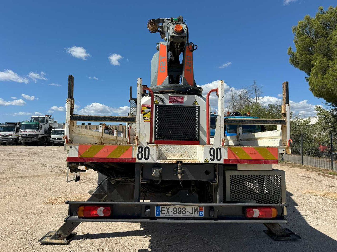 Nákladní automobil valníkový/ Plošinový, Auto s hydraulickou rukou Risa Renault D14 G2T TARIÈRE: obrázek 6