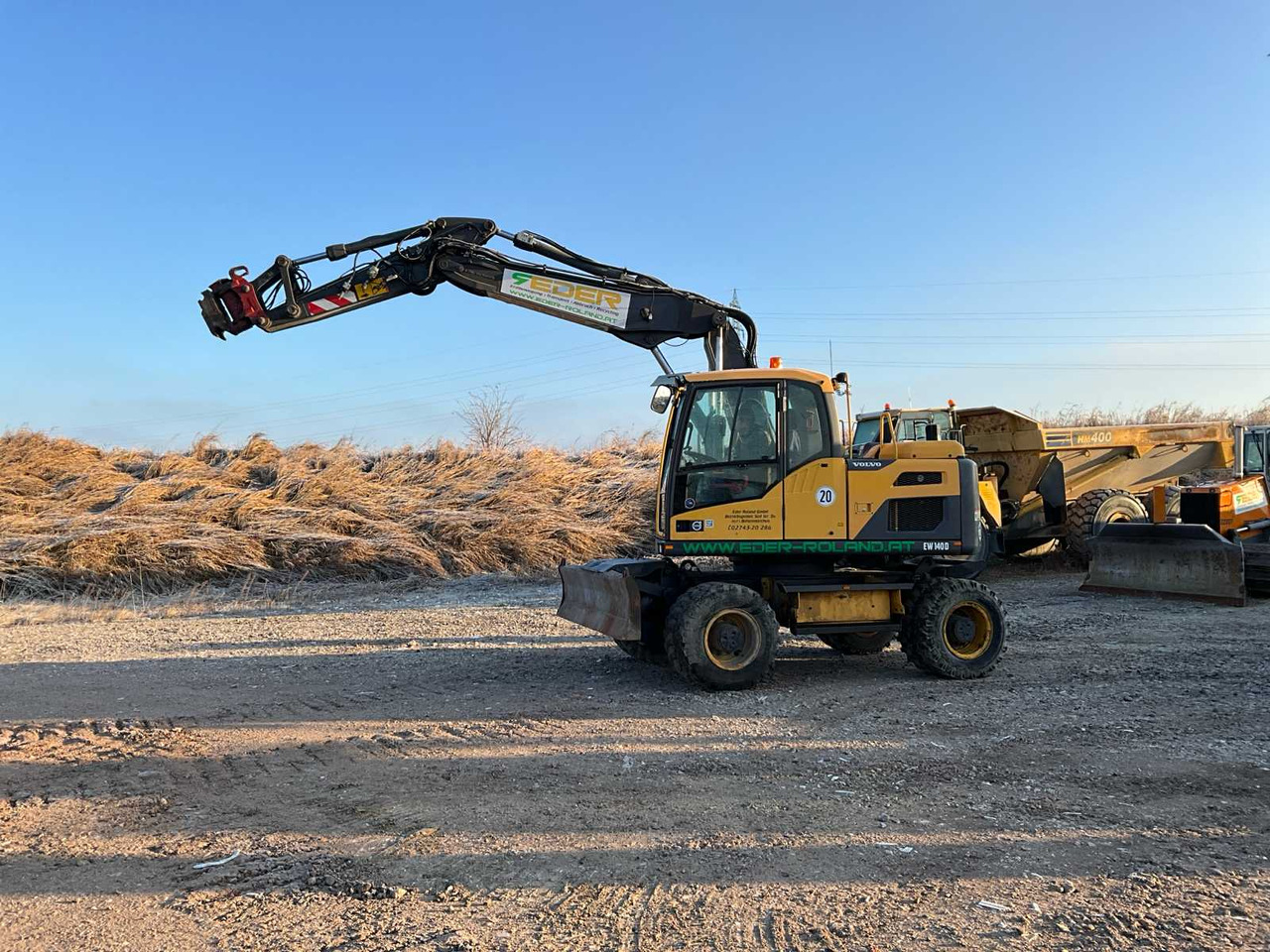 Volvo EXCAVATOR EW140D - Kolesové rýpadlo: obrázek 1 Volvo EXCAVATOR EW140D - Kolesové rýpadlo: obrázek 1