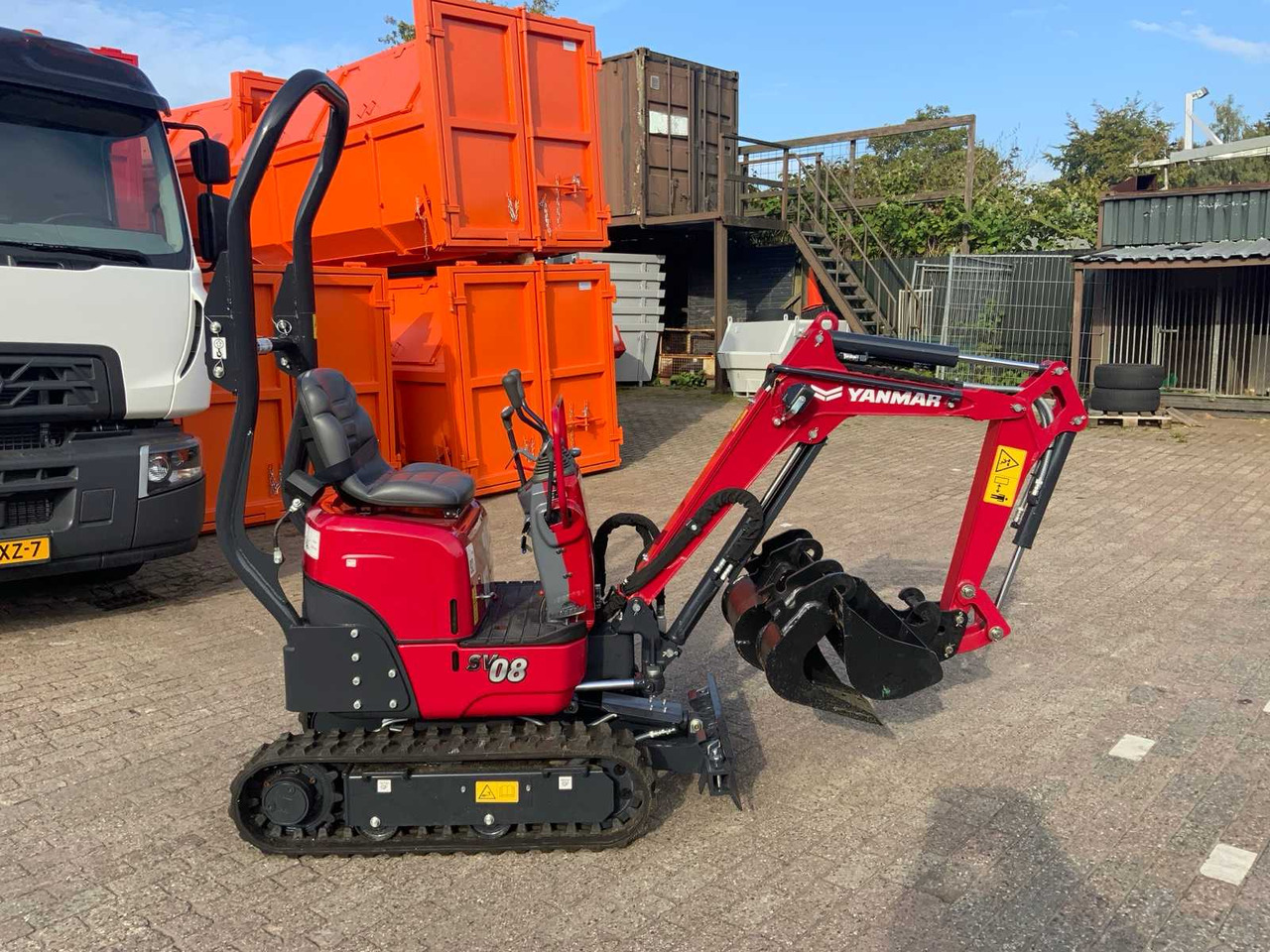Yanmar SV08-1C - Mini rýpadlo: obrázek 4 Yanmar SV08-1C - Mini rýpadlo: obrázek 4