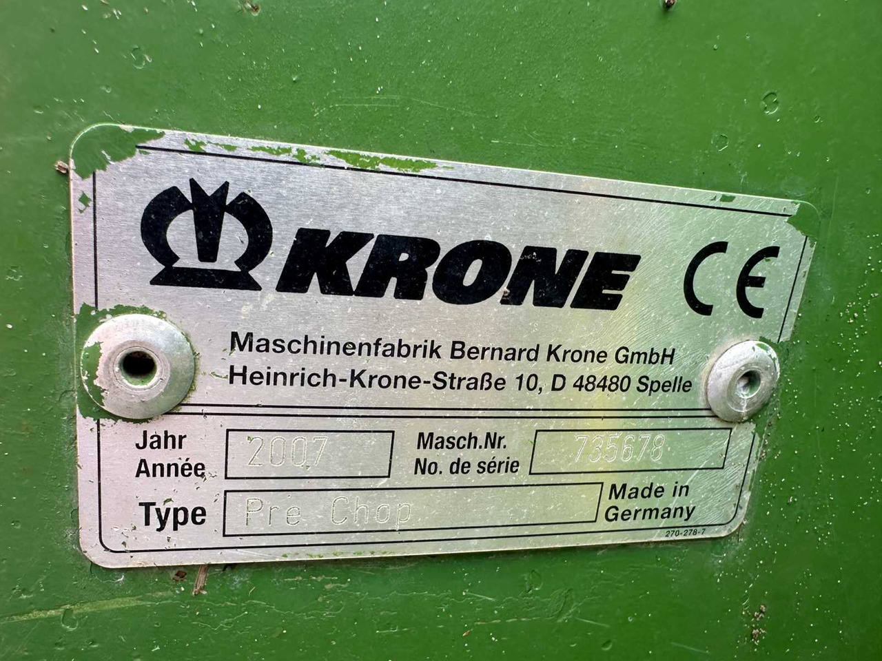 Zemědělská technika Krone Pre shop: obrázek 16
