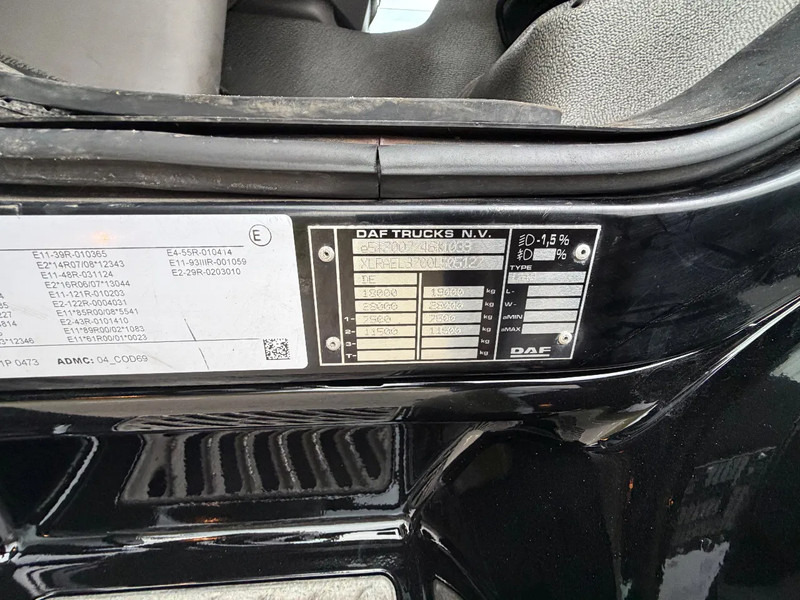 DAF CF 320 LF320.19. EURO6. 2021. 760x248x270 - Plachtový nákladní auto: obrázek 5 DAF CF 320 LF320.19. EURO6. 2021. 760x248x270 - Plachtový nákladní auto: obrázek 5