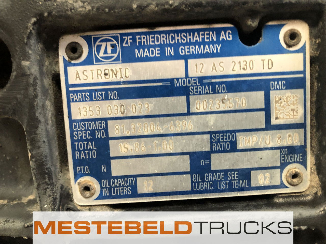 MAN Versnellingsbak 12 AS 2130 TD - Převodovka a díly pro Nákladní auto: obrázek 5 MAN Versnellingsbak 12 AS 2130 TD - Převodovka a díly pro Nákladní auto: obrázek 5