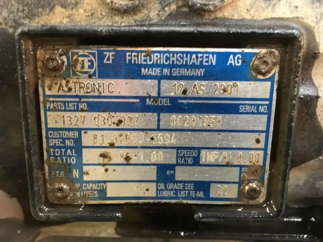 MAN Versnellingsbak 12AS2301TD - Převodovka a díly pro Nákladní auto: obrázek 5 MAN Versnellingsbak 12AS2301TD - Převodovka a díly pro Nákladní auto: obrázek 5