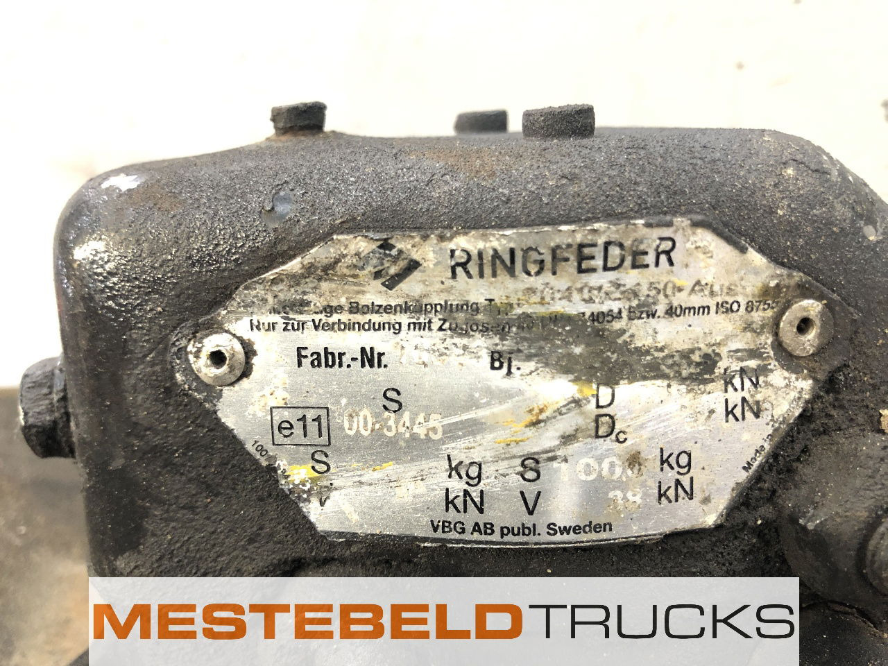Ringfeder Vangmuilkoppeling 40 mm - Rám/ Šasi pro Nákladní auto: obrázek 2 Ringfeder Vangmuilkoppeling 40 mm - Rám/ Šasi pro Nákladní auto: obrázek 2