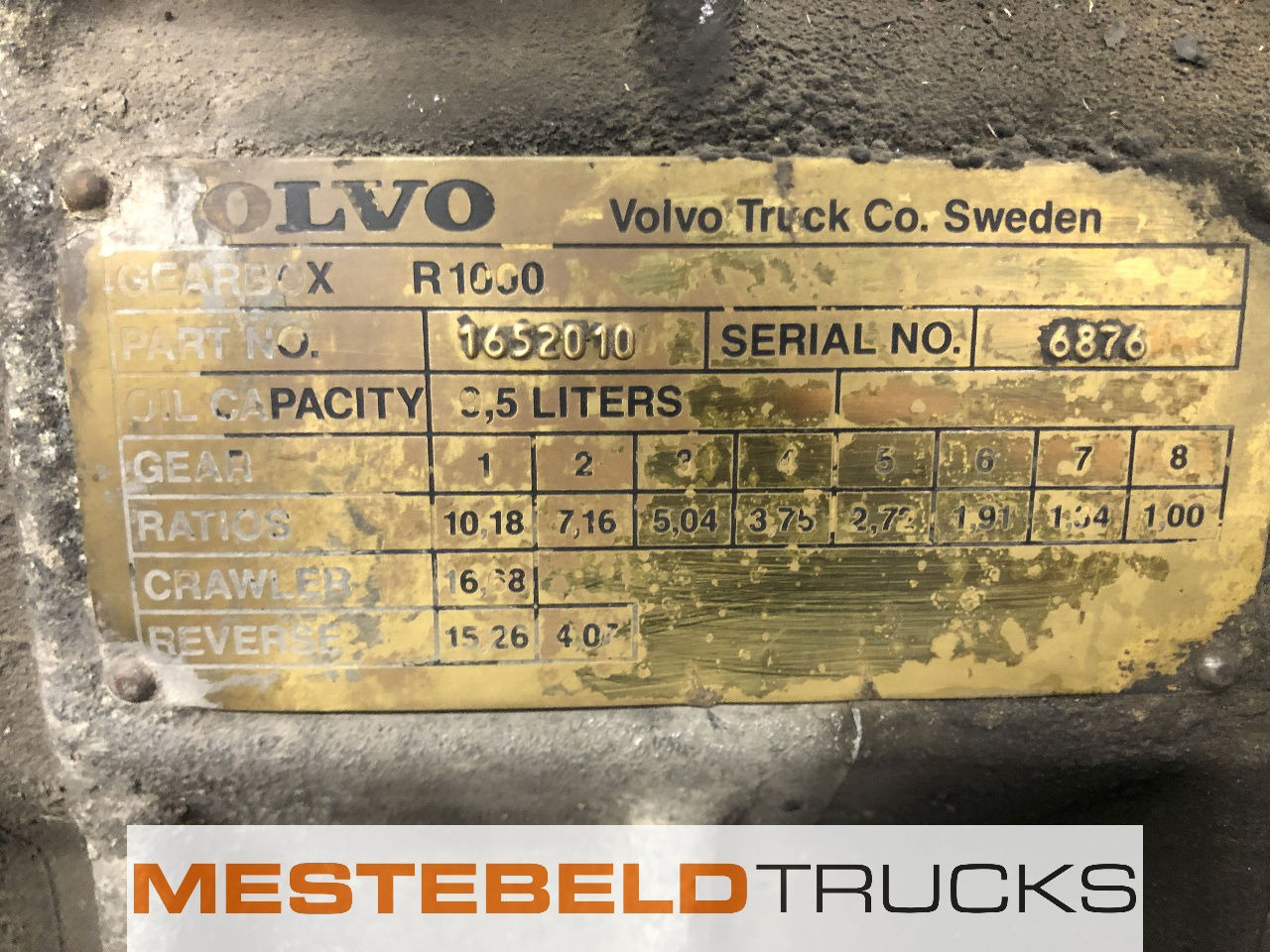 Volvo Versnellingsbak R1000 FL7 - Převodovka a díly pro Nákladní auto: obrázek 5 Volvo Versnellingsbak R1000 FL7 - Převodovka a díly pro Nákladní auto: obrázek 5
