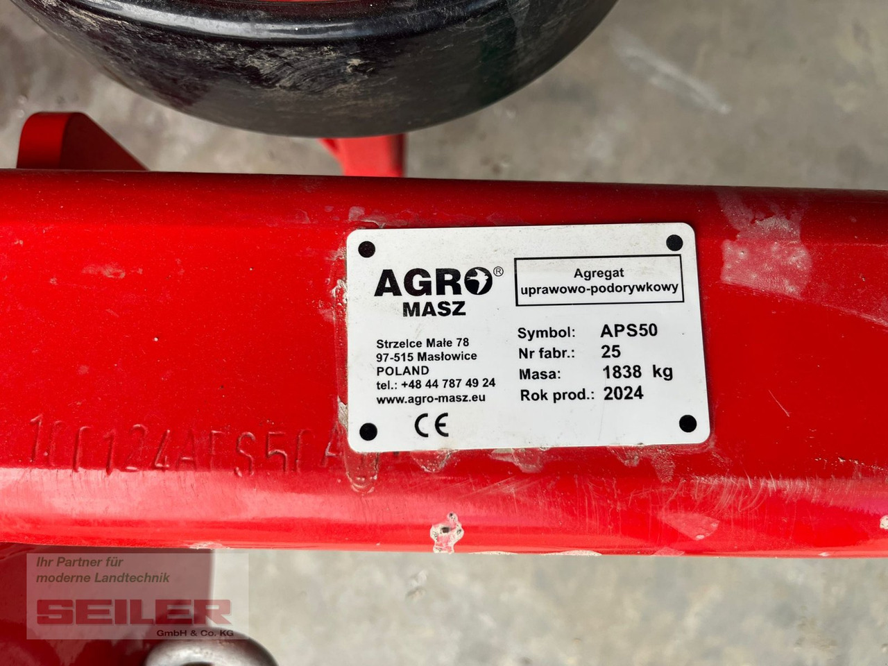 Agro-Masz APS 50 H - Kultivátor: obrázek 5 Agro-Masz APS 50 H - Kultivátor: obrázek 5