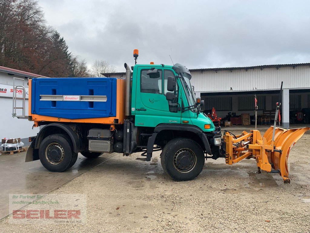 Mercedes-Benz Unimog U 500 + Salzstreuer + Schneeschild - Vozidlo pro zimní údržbu: obrázek 2 Mercedes-Benz Unimog U 500 + Salzstreuer + Schneeschild - Vozidlo pro zimní údržbu: obrázek 2