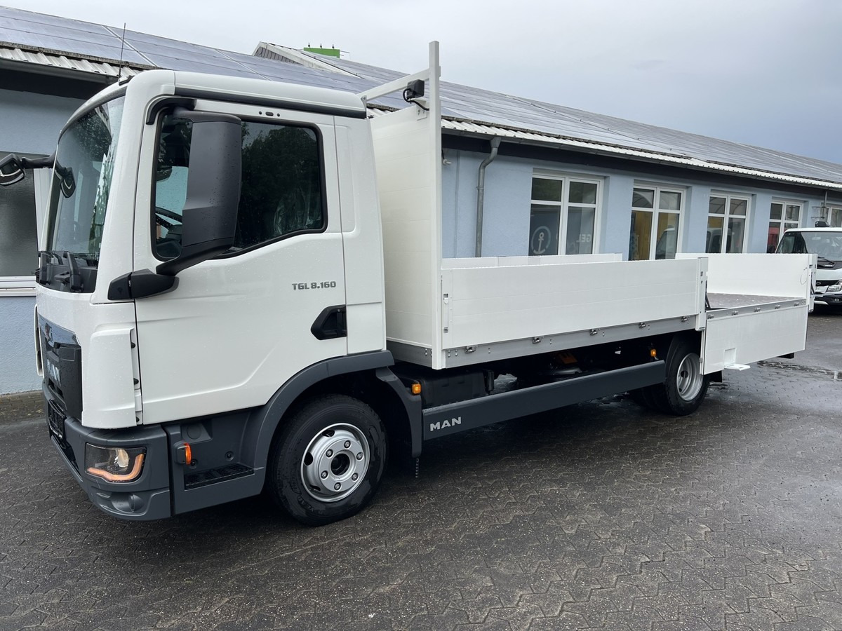 MAN TGL 8.160 BL NEU Alu Pritsche 5.5m - Dodávka valník: obrázek 1 MAN TGL 8.160 BL NEU Alu Pritsche 5.5m - Dodávka valník: obrázek 1
