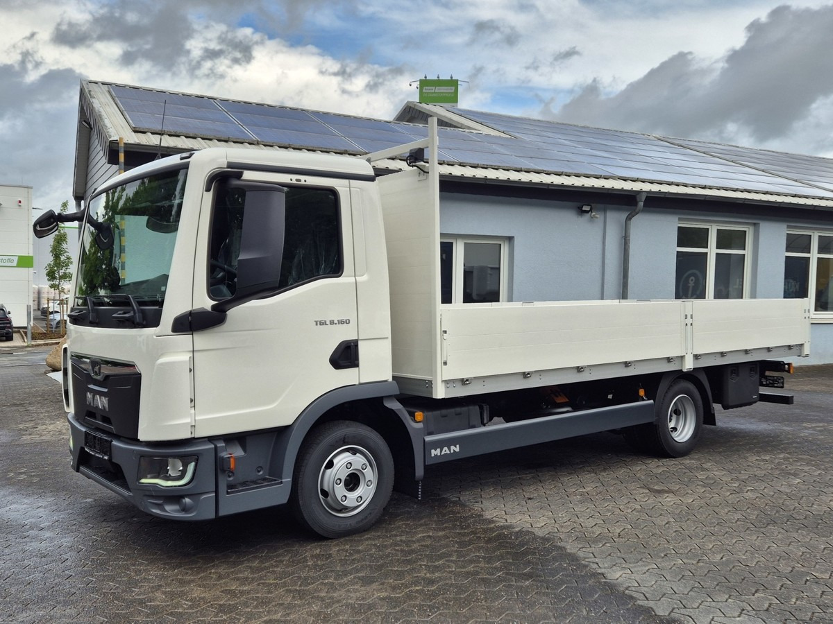 MAN TGL 8.160 BL NEU Alu Pritsche 5.5m - Dodávka valník: obrázek 1 MAN TGL 8.160 BL NEU Alu Pritsche 5.5m - Dodávka valník: obrázek 1