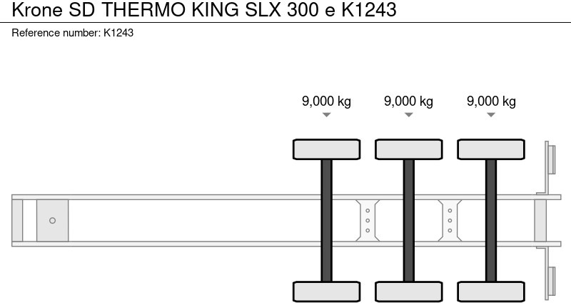 Chladírenský návěs Krone SD THERMO KING SLX 300 e: obrázek 10