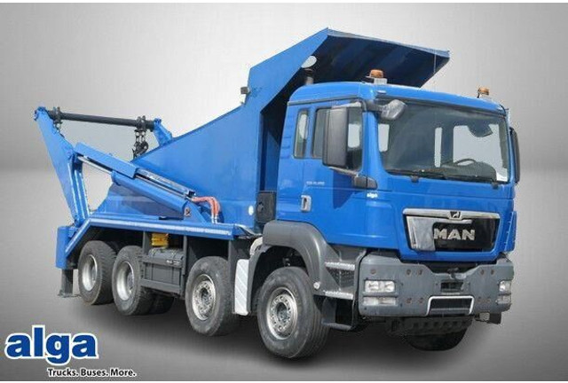 MAN 41.480 TGS 8x4, gr. Federpaket, 37tkm, 4-Achser - Nákladní auto - kabelový systém: obrázek 1 MAN 41.480 TGS 8x4, gr. Federpaket, 37tkm, 4-Achser - Nákladní auto - kabelový systém: obrázek 1