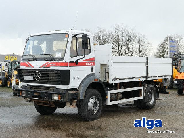 Mercedes-Benz 1824 AK 4x4, Allrad, AHK, Blattfederung, 168tkm - Nákladní automobil valníkový/ Plošinový: obrázek 1 Mercedes-Benz 1824 AK 4x4, Allrad, AHK, Blattfederung, 168tkm - Nákladní automobil valníkový/ Plošinový: obrázek 1