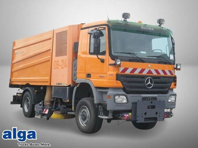 Mercedes-Benz 2032 A Actros 4x4, Bucher STKF 9500, Airport, AC - Zametací vůz: obrázek 1 Mercedes-Benz 2032 A Actros 4x4, Bucher STKF 9500, Airport, AC - Zametací vůz: obrázek 1