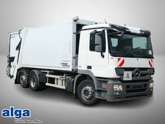 Mercedes-Benz 2532 L Actros 6x2, Faun, Variopress II 524,Klima - Vůz na odvoz odpadků: obrázek 1 Mercedes-Benz 2532 L Actros 6x2, Faun, Variopress II 524,Klima - Vůz na odvoz odpadků: obrázek 1