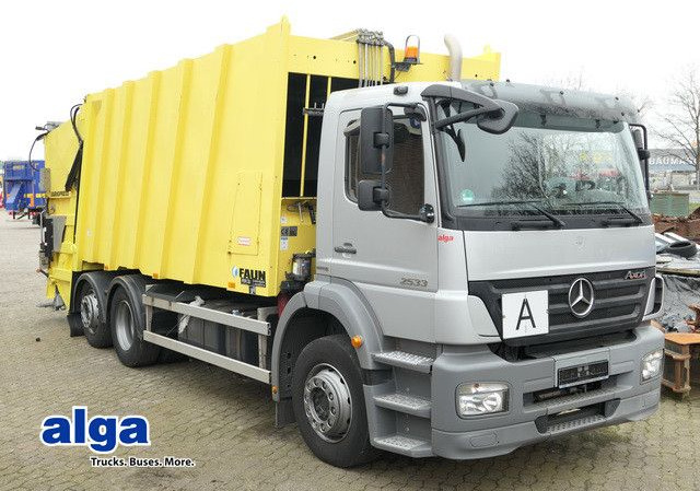 Mercedes-Benz 2533 L Axor 6x2,Faun,Variopress,Zöller-Schüttung - Vůz na odvoz odpadků: obrázek 1 Mercedes-Benz 2533 L Axor 6x2,Faun,Variopress,Zöller-Schüttung - Vůz na odvoz odpadků: obrázek 1