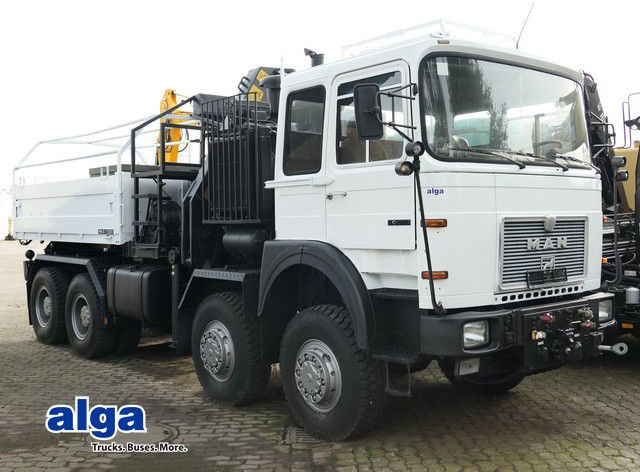 MAN 34.440 8x8, Allrad, Kran, 2x Seilwinde, 2x AHK - Nákladní auto, Auto s hydraulickou rukou: obrázek 1 MAN 34.440 8x8, Allrad, Kran, 2x Seilwinde, 2x AHK - Nákladní auto, Auto s hydraulickou rukou: obrázek 1