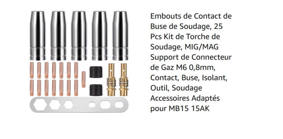 Kit de soudage (25 pièces) - Kovoobráběcí stroj: obrázek 1 Kit de soudage (25 pièces) - Kovoobráběcí stroj: obrázek 1