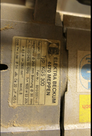 Scie à onglet Elektra Beckum KGS300 - Dřevoobráběcí stroj: obrázek 5 Scie à onglet Elektra Beckum KGS300 - Dřevoobráběcí stroj: obrázek 5