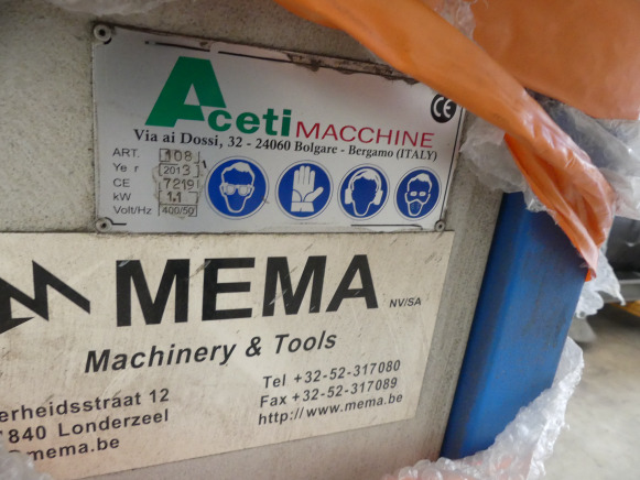 Touret à meuler double tête Aceti Machinne 108 - Kovoobráběcí stroj: obrázek 2 Touret à meuler double tête Aceti Machinne 108 - Kovoobráběcí stroj: obrázek 2