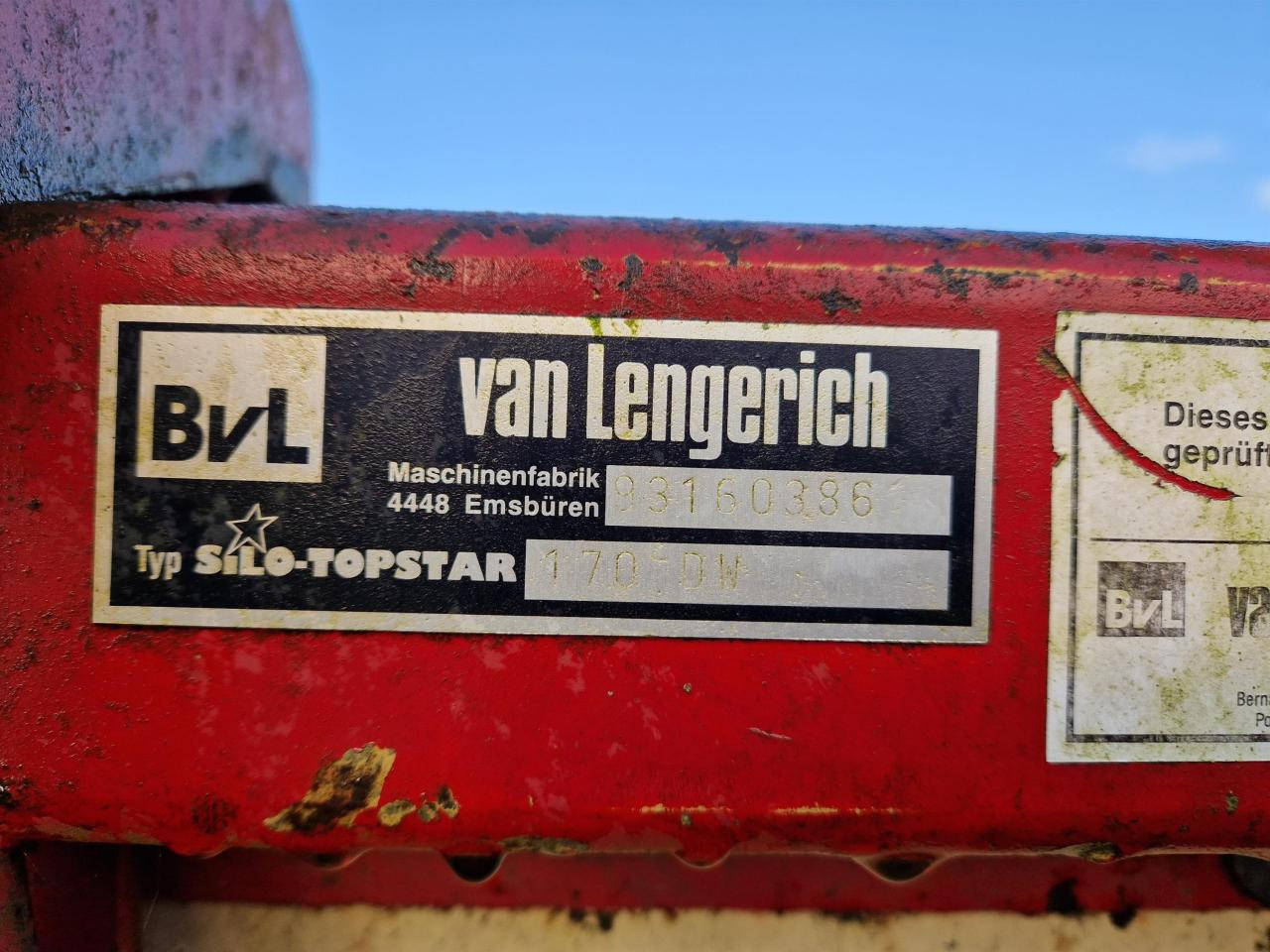 BVL - van Lengerich Topstar 170 DW - Zařízení pro chov skotu: obrázek 3 BVL - van Lengerich Topstar 170 DW - Zařízení pro chov skotu: obrázek 3