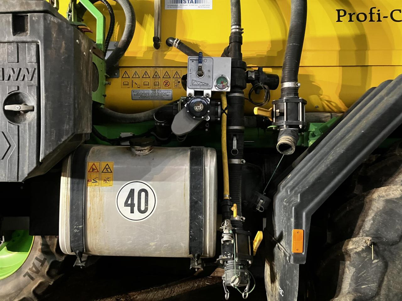 Dammann DT 2500H - Tažený postřikovač: obrázek 5 Dammann DT 2500H - Tažený postřikovač: obrázek 5