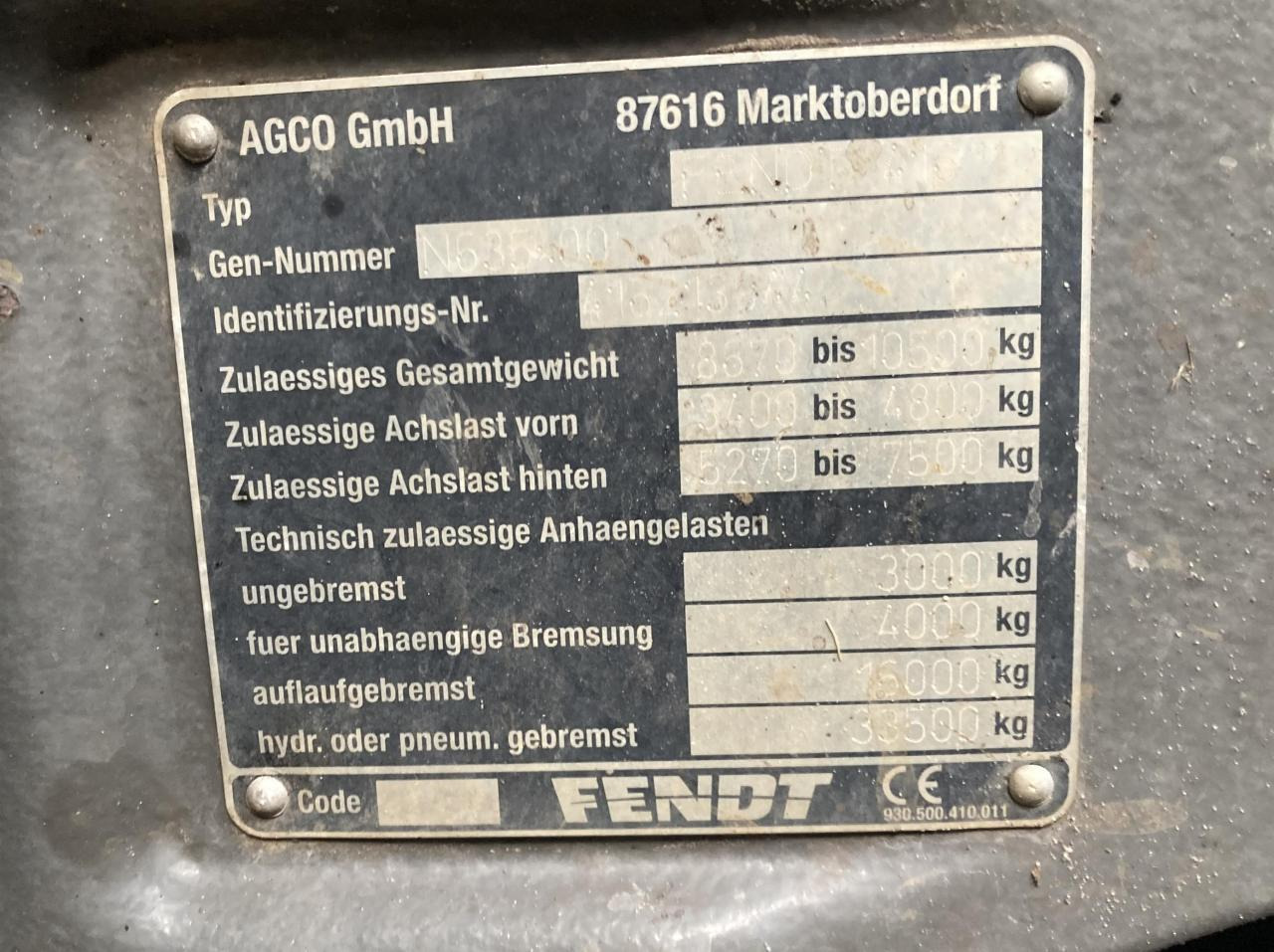 Fendt 516 Vario Profi leasing Fendt 516 Vario Profi: obrázek 13