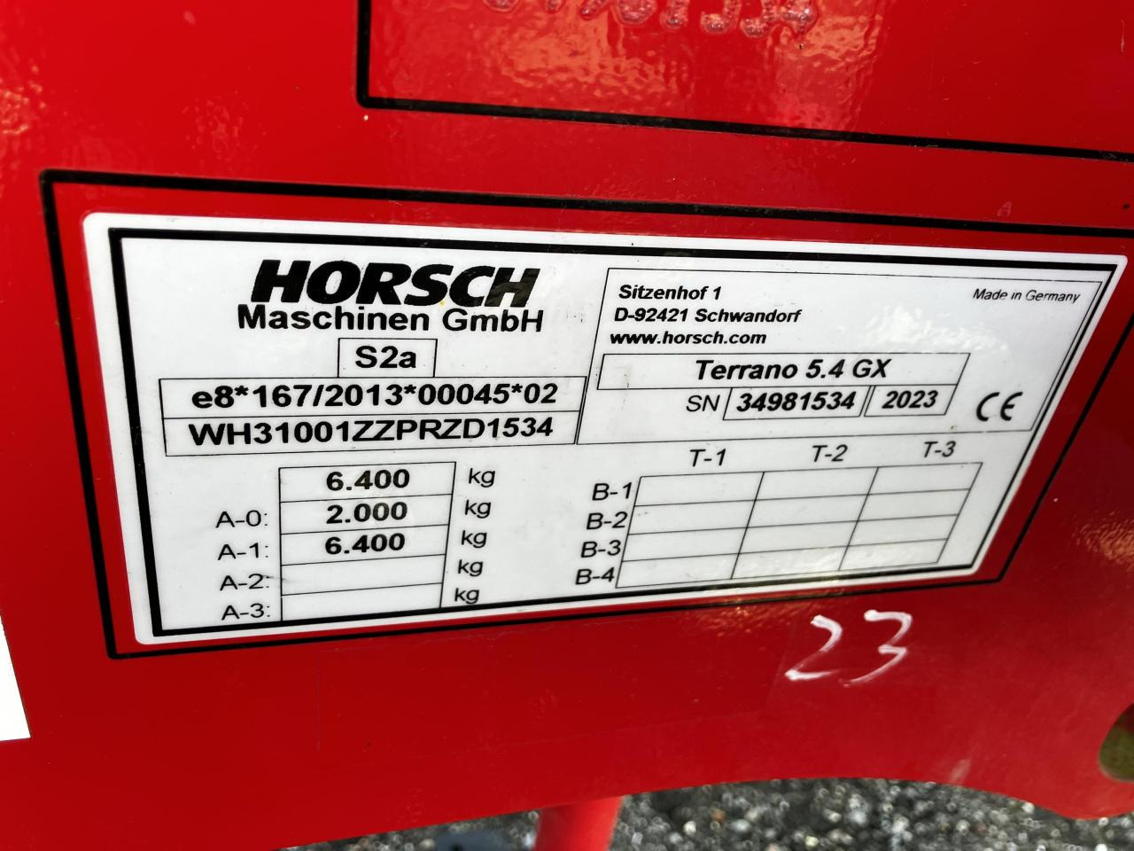 Horsch Terrano 5.4 GX - Kultivátor: obrázek 5 Horsch Terrano 5.4 GX - Kultivátor: obrázek 5