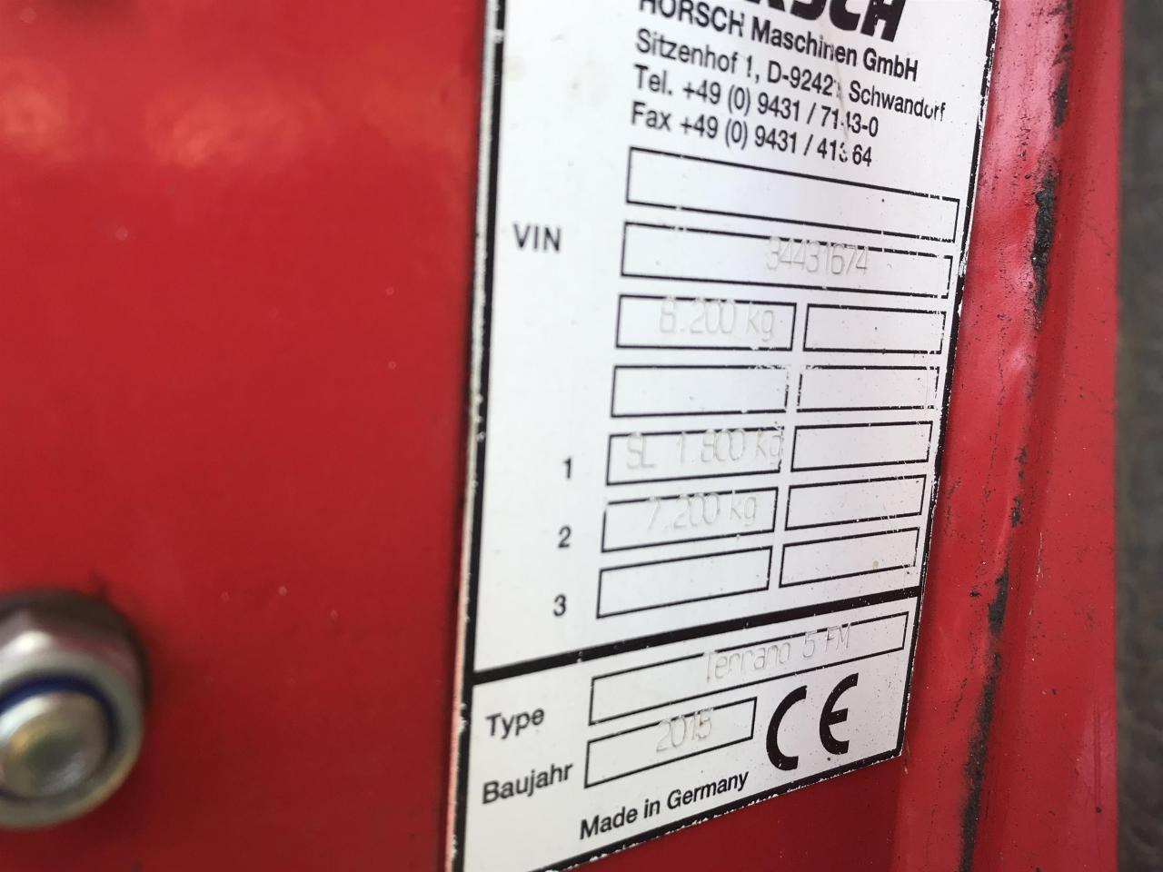 Kultivátor Horsch Terrano 5FM: obrázek 13