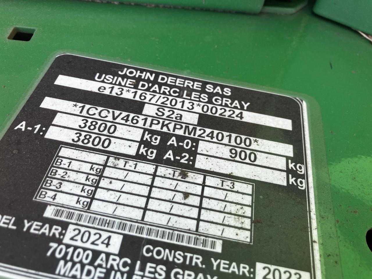 Lis na válcové balíky John Deere V461M MaxiCut HC13: obrázek 14