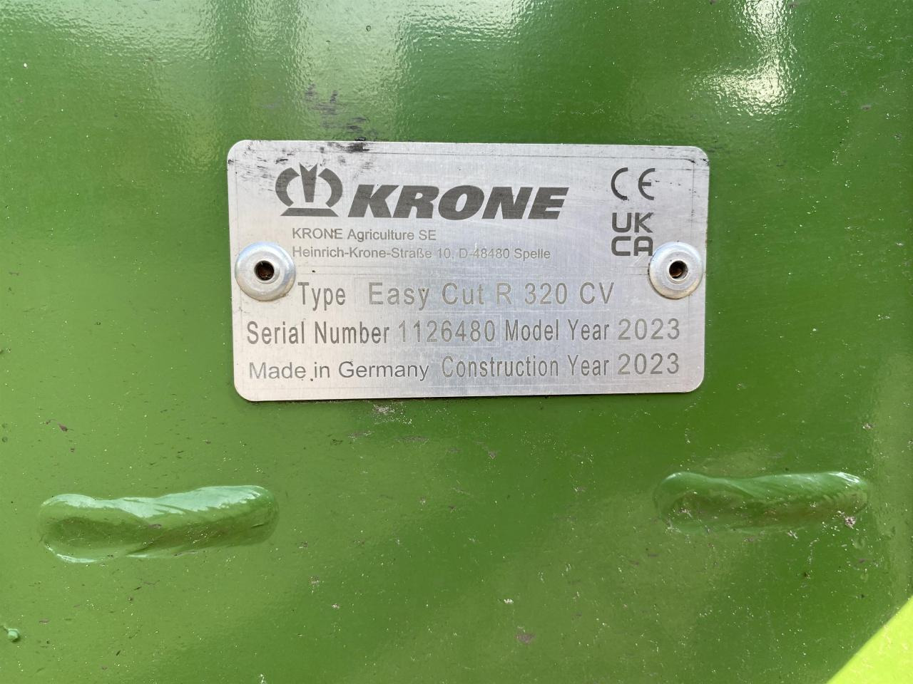 Krone EC R 320 CV - Žací stroj: obrázek 5 Krone EC R 320 CV - Žací stroj: obrázek 5