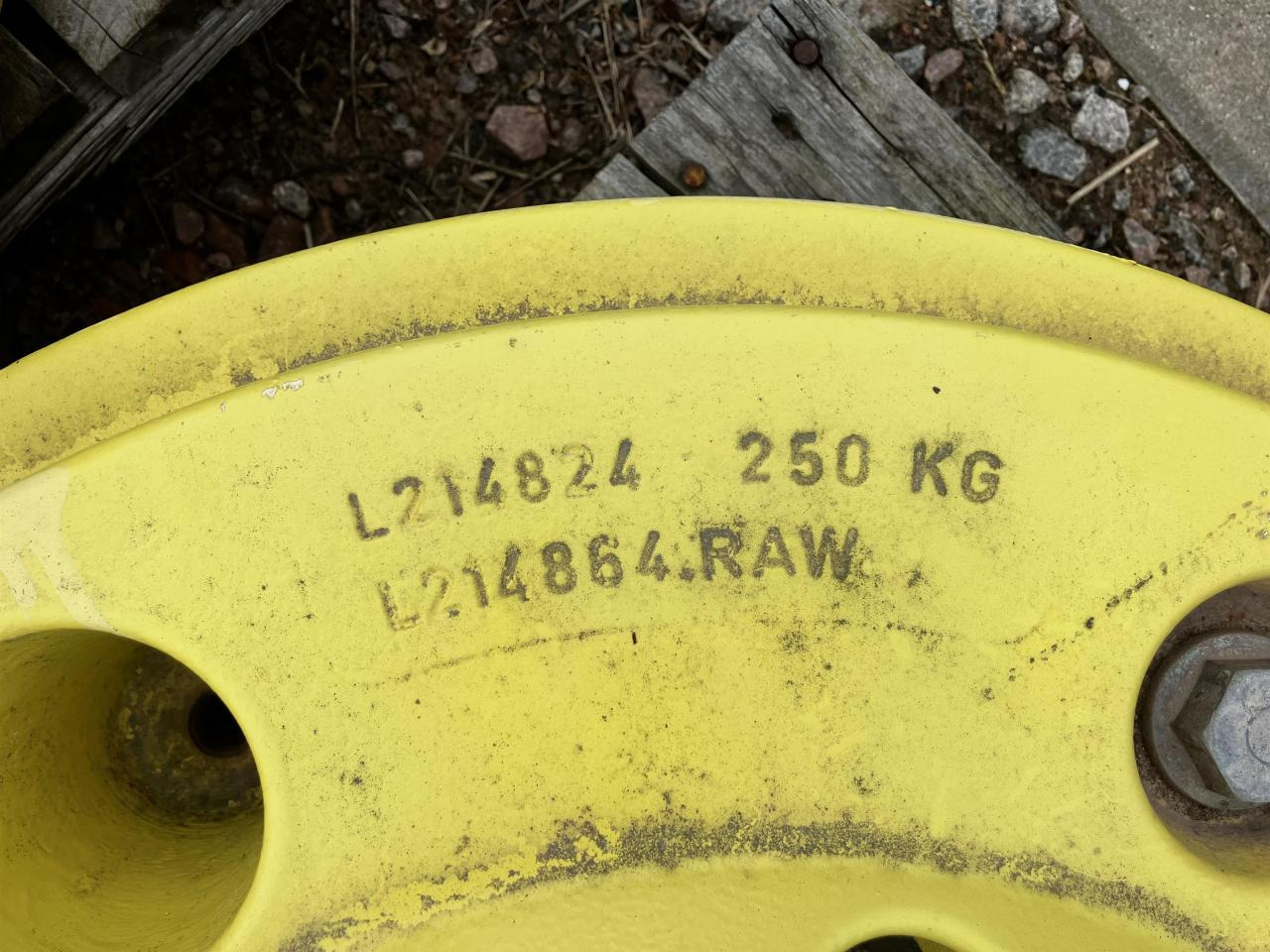 John Deere 2x 250kg - Náhradní díly pro Zemědělská technika: obrázek 2 John Deere 2x 250kg - Náhradní díly pro Zemědělská technika: obrázek 2