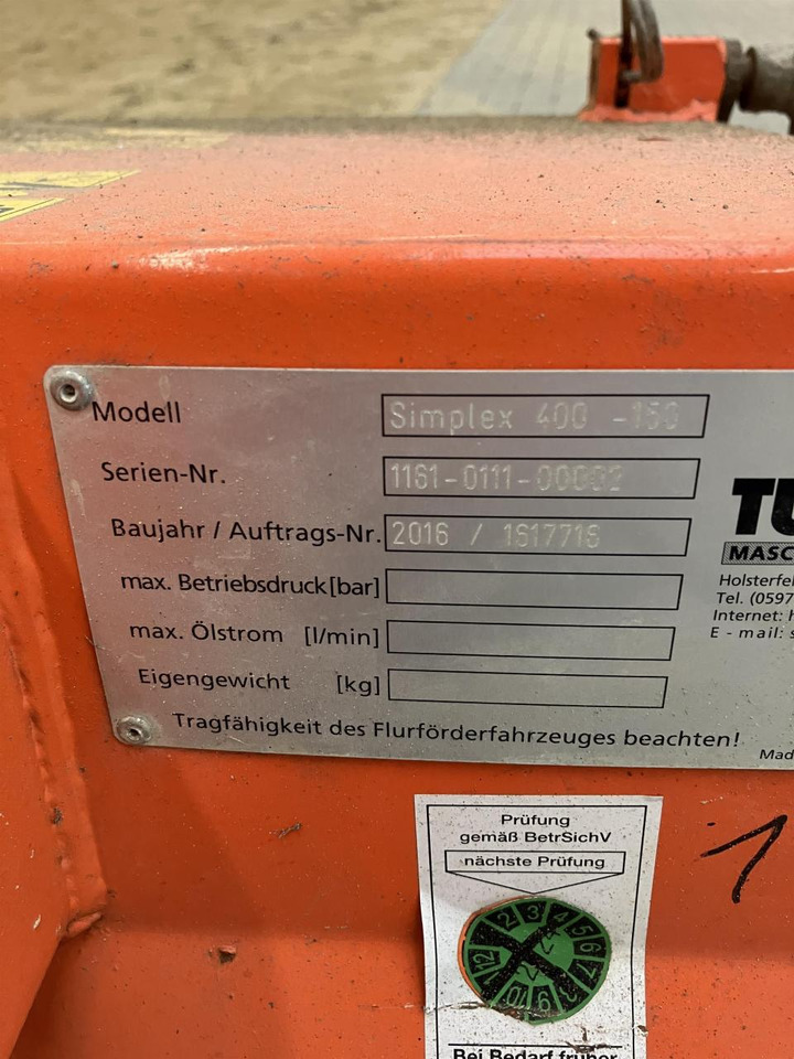 Tuchel Simplex 150 - Zametač: obrázek 4 Tuchel Simplex 150 - Zametač: obrázek 4