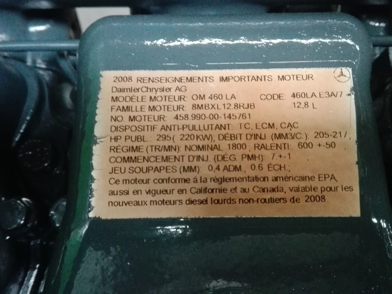 Engine HITACHI ZW310 263J1-02002 - Motor pro Stavební technika: obrázek 3 Engine HITACHI ZW310 263J1-02002 - Motor pro Stavební technika: obrázek 3
