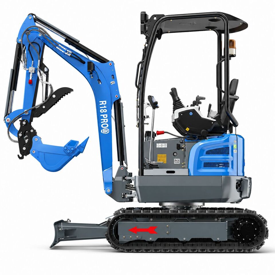 Rippa RIPPA R18 PRO Minibagger - Mini rýpadlo: obrázek 2 Rippa RIPPA R18 PRO Minibagger - Mini rýpadlo: obrázek 2