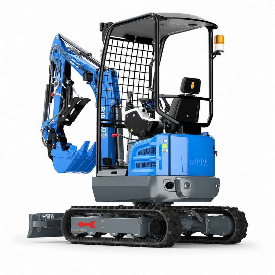 Rippa RIPPA R18 PRO Minibagger - Mini rýpadlo: obrázek 3 Rippa RIPPA R18 PRO Minibagger - Mini rýpadlo: obrázek 3