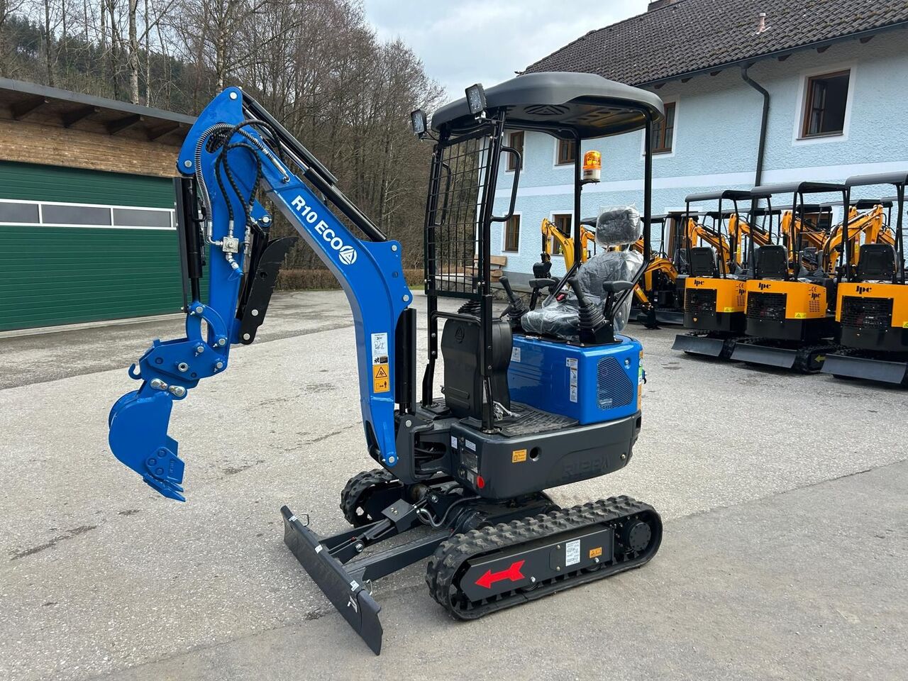 Rippa Rippa R10 ECO/1zyl.Yoop/mit Verstellfahrwerk - Mini rýpadlo: obrázek 1 Rippa Rippa R10 ECO/1zyl.Yoop/mit Verstellfahrwerk - Mini rýpadlo: obrázek 1