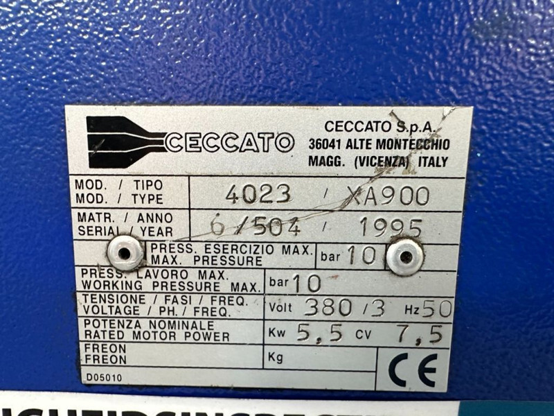 Airpress XA 900 Elektrische Zuigercompressor 5.5 kW 750 L / min 10 Bar - Mobilní kompresor: obrázek 4 Airpress XA 900 Elektrische Zuigercompressor 5.5 kW 750 L / min 10 Bar - Mobilní kompresor: obrázek 4