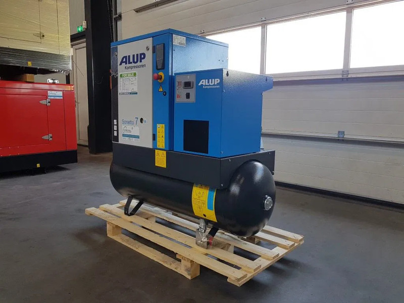 Alup Sonetto 7.5 + 200 Elektrische Schroefcompressor met ketel en droger 5.5 kW 750 L / min 10 Bar - Mobilní kompresor: obrázek 4 Alup Sonetto 7.5 + 200 Elektrische Schroefcompressor met ketel en droger 5.5 kW 750 L / min 10 Bar - Mobilní kompresor: obrázek 4
