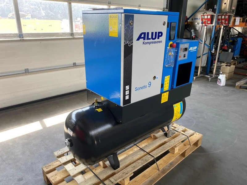 Alup Sonetto 9+ 270 Elektrische Schroefcompressor met ketel en droger 7.5 kW 980 L / min 10 Bar - Mobilní kompresor: obrázek 2 Alup Sonetto 9+ 270 Elektrische Schroefcompressor met ketel en droger 7.5 kW 980 L / min 10 Bar - Mobilní kompresor: obrázek 2