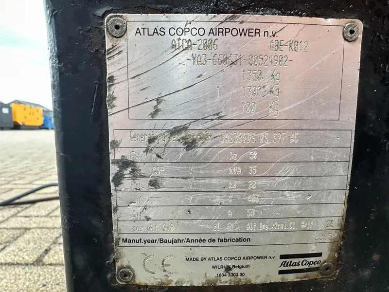Elektrický generátor Atlas-Copco QAS 38 Yanmar Mecc Alte Spa 40 kVA Silent generatorset: obrázek 5