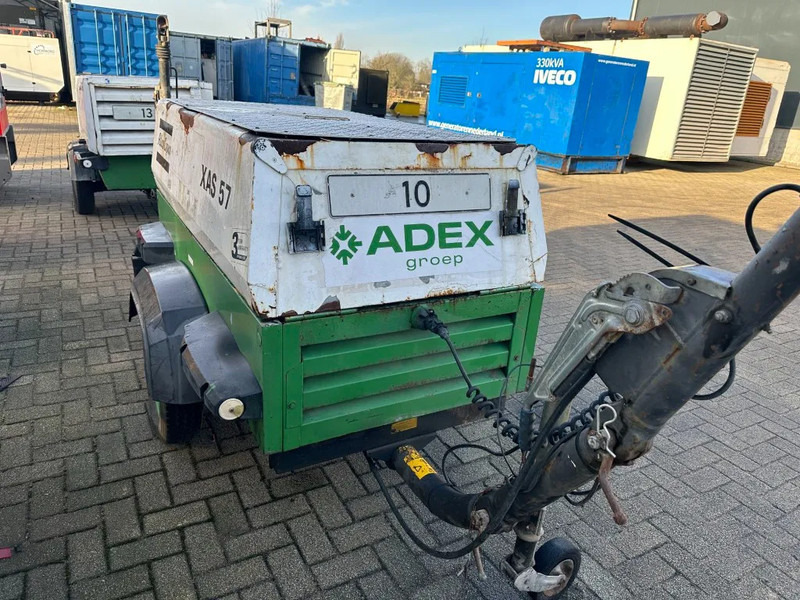 Atlas-Copco XAS 57 DD Deutz 3 m3 / min 23 kW 7 Bar Mobiele Diesel Compressor op aanhanger - Mobilní kompresor: obrázek 5 Atlas-Copco XAS 57 DD Deutz 3 m3 / min 23 kW 7 Bar Mobiele Diesel Compressor op aanhanger - Mobilní kompresor: obrázek 5