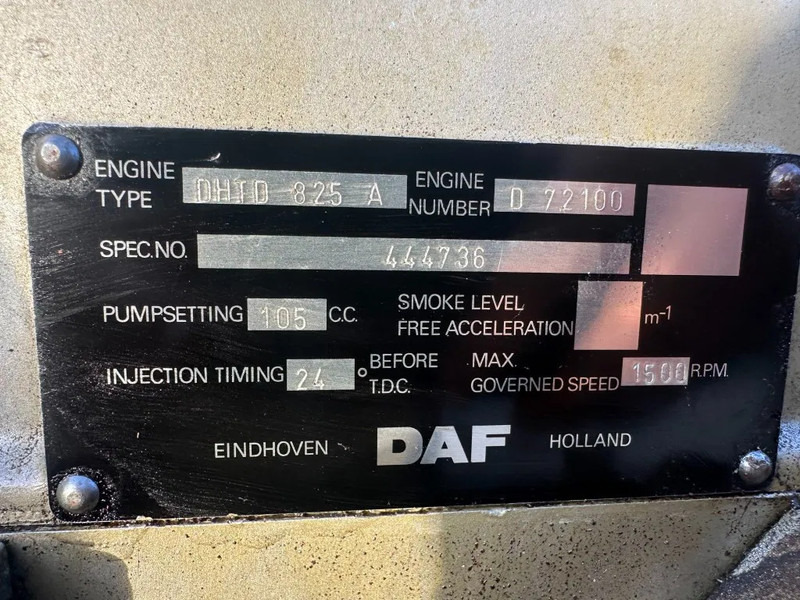 DAF DHTD 825 A 80 kVA noodstroom generatorset aggregaat ex Emergency - Elektrický generátor: obrázek 3 DAF DHTD 825 A 80 kVA noodstroom generatorset aggregaat ex Emergency - Elektrický generátor: obrázek 3
