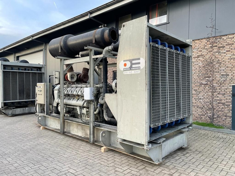 Elektrický generátor Deutz MWM TBD 604 BV12 Leroy Somer 1450 kVA generatorset ex emergency: obrázek 6