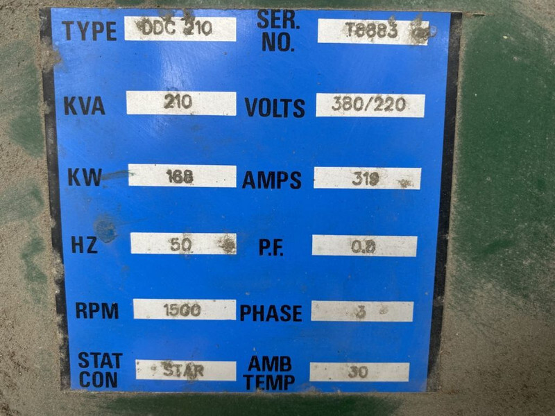 Elektrický generátor FG Wilson Stamford 210 kVA Silent generatorset: obrázek 11